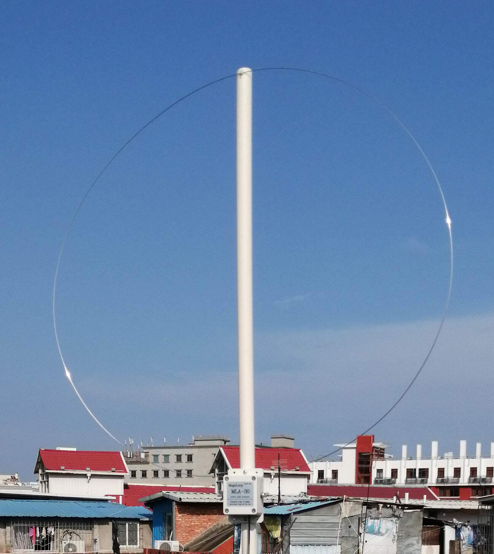 MLA-30 ring active receiving antenna Low noise medium wave short wave antenna Balcony erection 