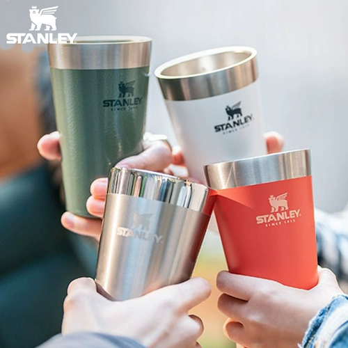 STANLEY Пивная чашка для кемпинга двойной корректирующий корректирующий корректирующий холодный кофейный чашка из нержавеющей стали настольный настольный компьютер Belo Balm Cup Cup