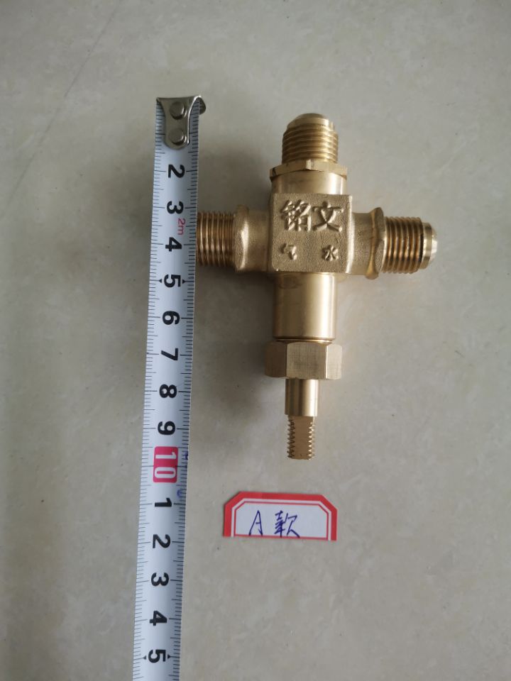 上海申安立式压力蒸汽灭菌器医用消毒锅配件排水气三通阀铭文水气