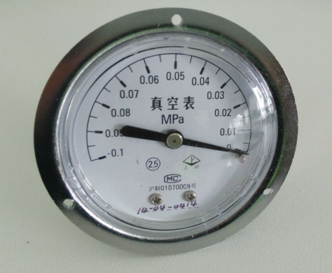 上海宜川上岭牌真空表-0.1-0MPa 负压表电动吸引器配件压力表