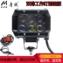 Off-road xe máy bên ngoài led spotlight ống kính đèn vuông chói trước lớn Đèn xe máy