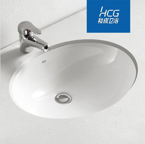 HCG Hecheng Bathroom Small Size Ceramic Countertop Basin Washbasin Basin L337 Washbasin Undercounter Basin