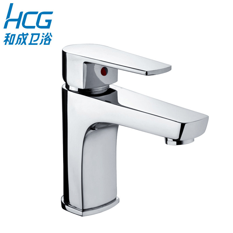 HCG and sanitary bathroom LF4801 single - hole pot full copper basin faucet and Cheng Guarantee LF1801