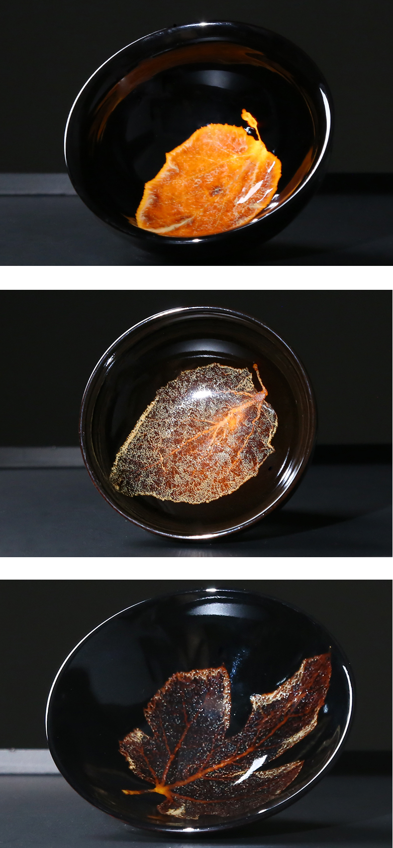 Konoha lamp that kung fu tea tea set jizhou up temmoku built one bowl of jingdezhen ceramic tea cup master cup single CPU