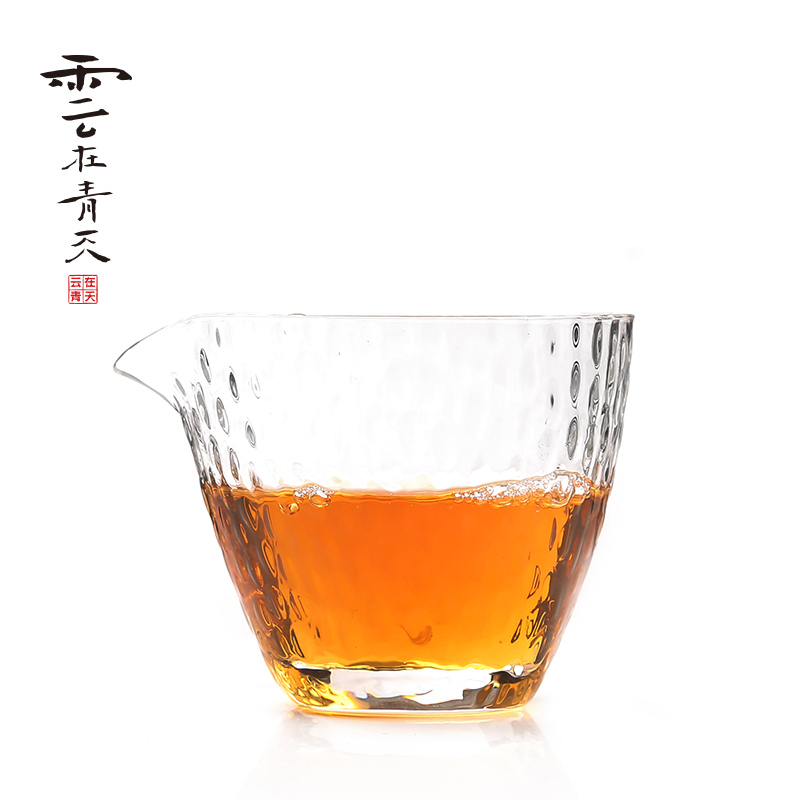 Hammered Grain Fair Cup Day Style Teasers Thicken large hammer Hammer Grain Heat Resistant Glass Cups Tea Sea Japanese Craftsmen