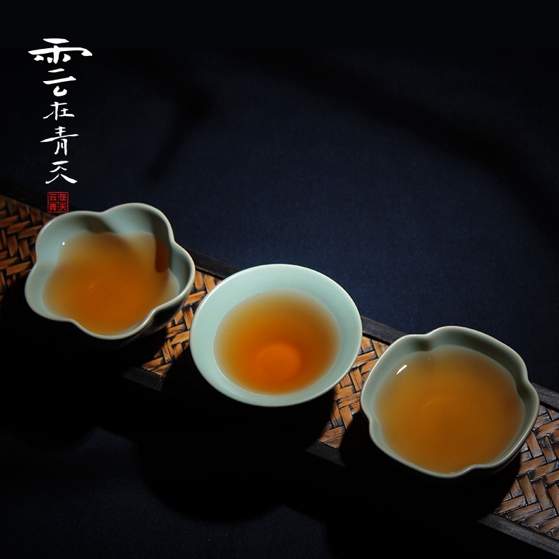 Yu kiln cup master cup opened cup can be cultivated cup ceramic kung fu tea set personal cup