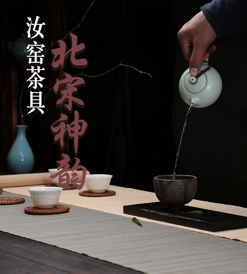 Your up small crack cup portable is suing travel kung fu tea set the teapot tea tray ceramic cups of a complete set of Japanese