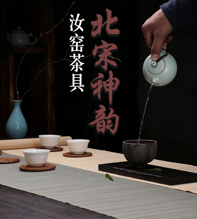 Your up of a complete set of tea sets kungfu teapot teacup ceramic celadon porcelain office Chinese style household contracted to booking