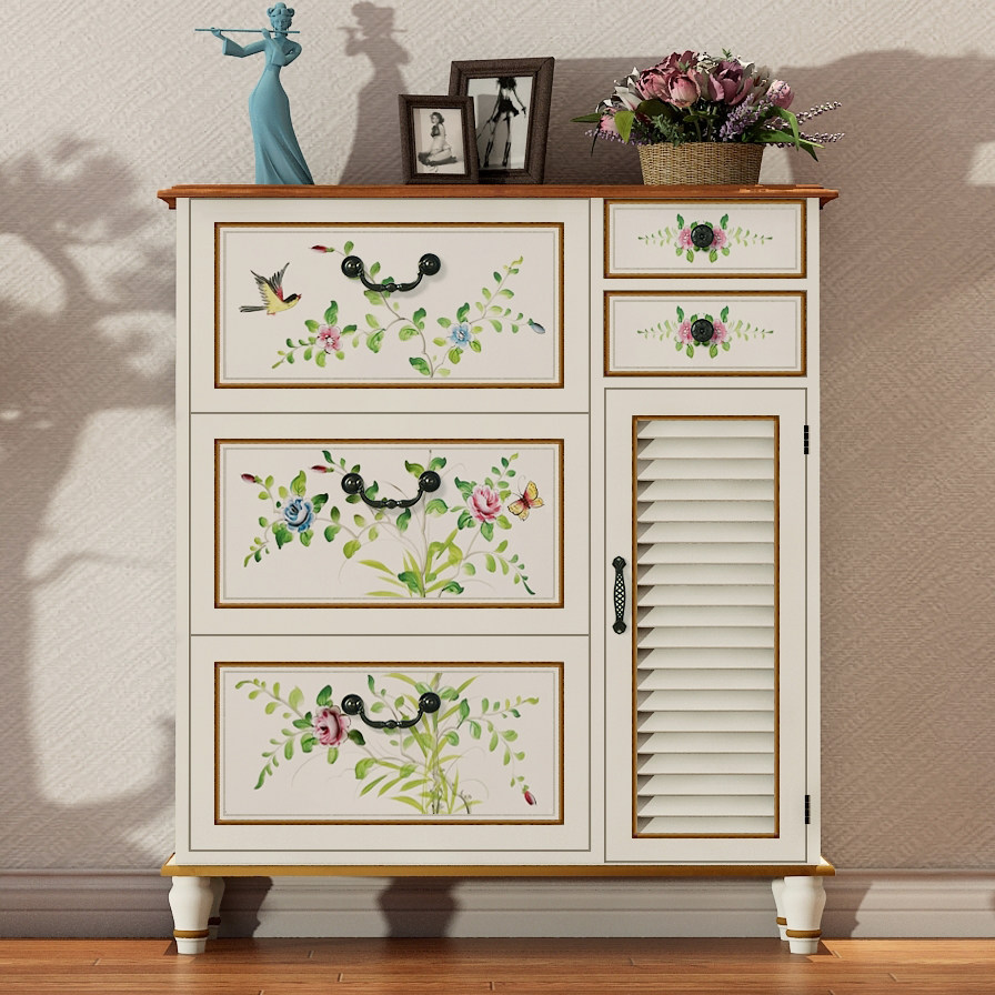 Usd 770 36 Flanders American Painted Ultra Thin Flip Cabinet Living Room Solid Wood Xuanguan Cabinet Thin Shoe Cabinet Retro Storage Cabinet Wholesale From China Online Shopping Buy Asian Products Online From