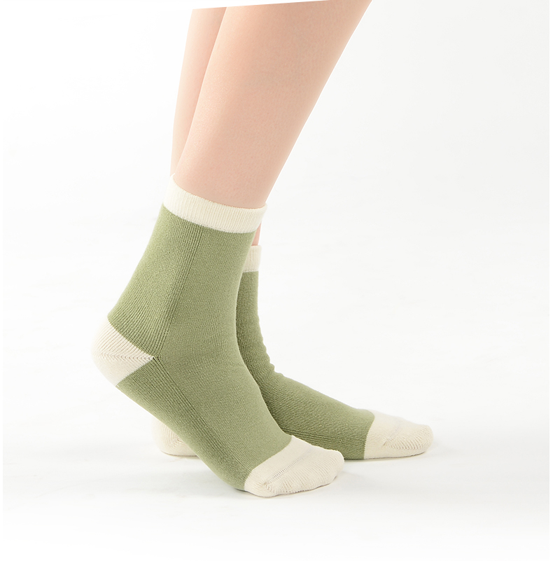 1 đôi MEIKAN vẻ đẹp của phụ nữ vớ vớ cotton mùa thu và mùa đông dày vớ terry trong vớ vớ dày để giữ ấm vớ vớ bông