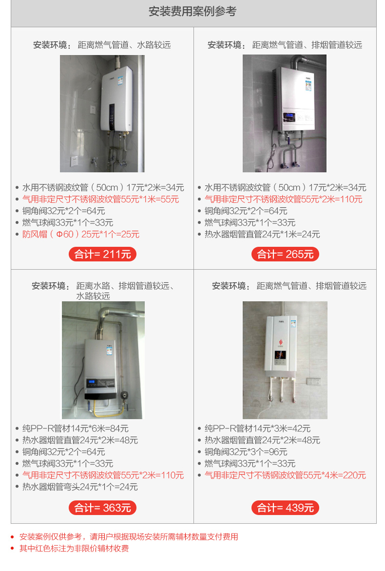 cây nước nóng lạnh Máy nước nóng Wanjiale JSQ26-T53 gas tự nhiên 13 lít nước nóng nóng ngay lập tức máy nóng lạnh năng lượng mặt trời
