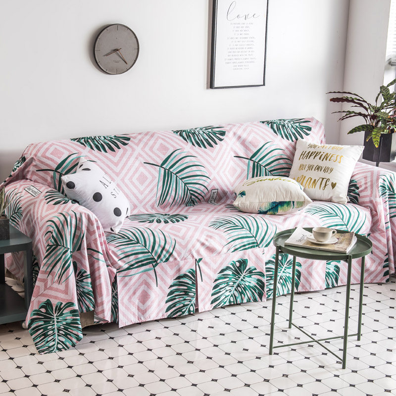 Nordic sofa towel full cover anti-skating cloth modern four seasons universal sofa cover all-pack sofa cover