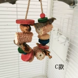 Маленькие игрушки попугая кусают рот, продукты птиц, птица, тигр, пион, пион и феникс натуральный лес