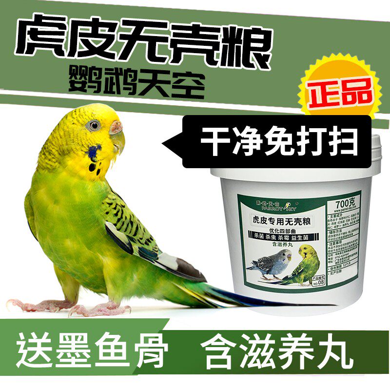 Parrot sky budgie feed big head special shellless bird grain nutrition mixed grain small parrot 700g