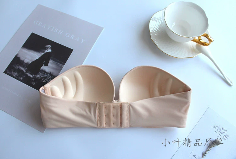 Châu Âu và Mỹ chất lượng cao chống trượt áo ngực quây mùa thu và mùa đông quây váy cưới vô hình nửa cốc liền mạch áo ngực