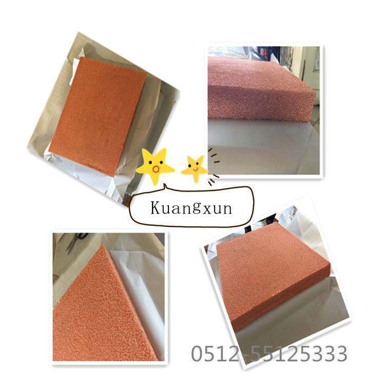 Double 11 promotion 2mm foam copper conductive metal heat dissipation porous mesh high temperature resistant red copper sheet experimental material