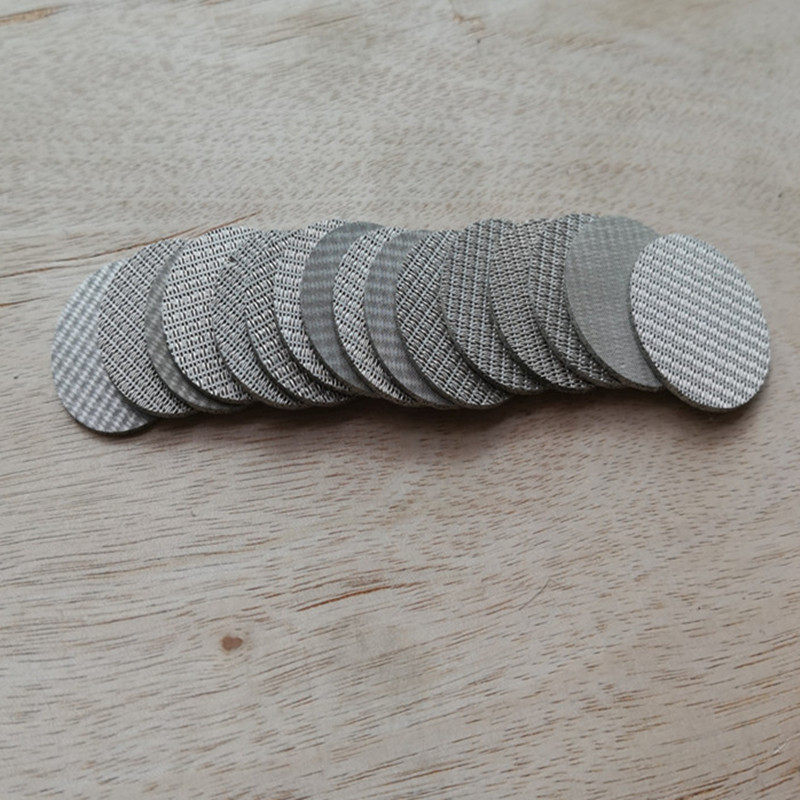 Self-produced 316 flameproof flake 1.7mm stainless steel sintered mesh five-layer sintered vulcanized plate filter QRLKS4