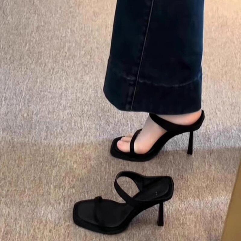 Trendy High Heels That Don'T Tire Your Feet, 10cm Sexy Platform, Fashionable Single Strap Stiletto Sandals, Sheepskin Women's Shoes Trendy High Heels That Don'T Tire Your Feet, 10cm Sexy Platform, Fashionable Single Strap Stiletto Sandals, Sheepskin Women's Shoes