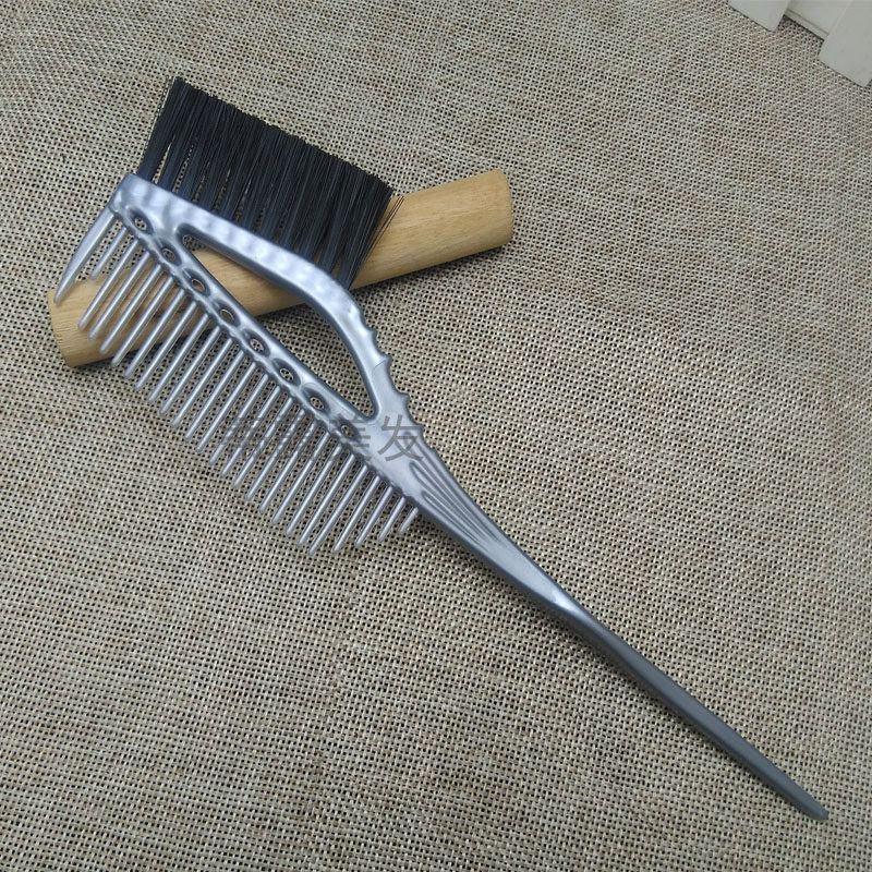 Professional hair color comb brush Baking oil dual-use comb color brush inverted film care brush Hair color tool comb