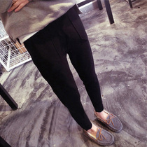 Autumn wear pregnant women trousers tide mother pregnancy loose 2-5 months summer thin Harlan casual small foot pants