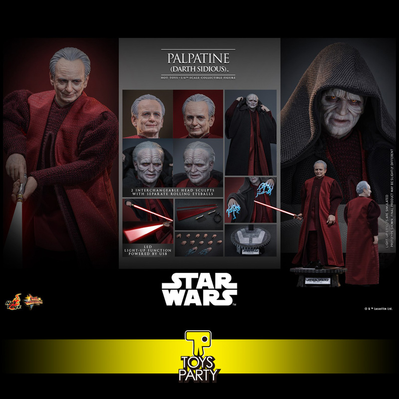 In Stock Ht 1/6 Mms805 "Star Wars Prequel 3" Palpatine Darth Sidious