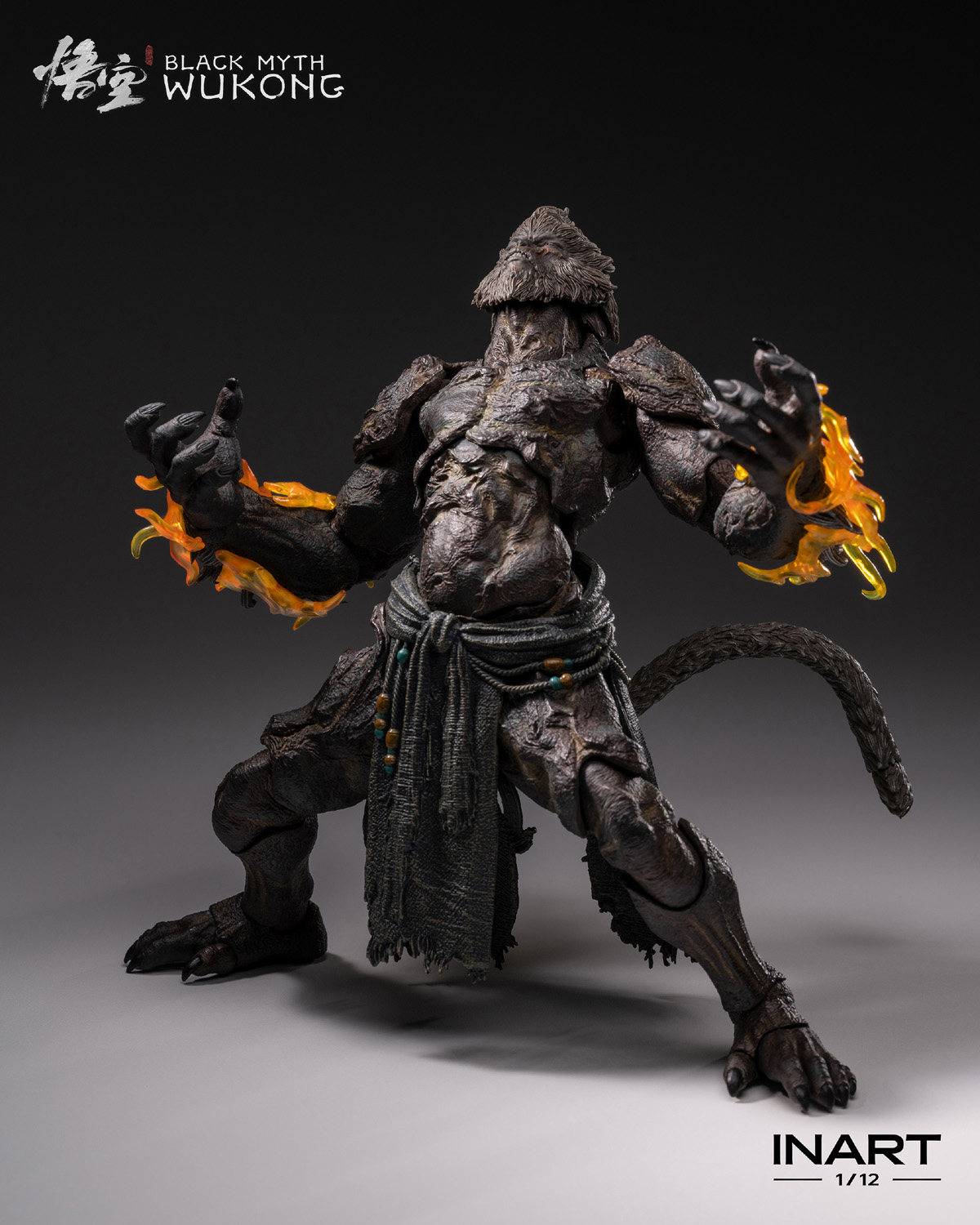 Inart 1/12 Black Myth: Wukong Stone Monkey Action Figure In Stock