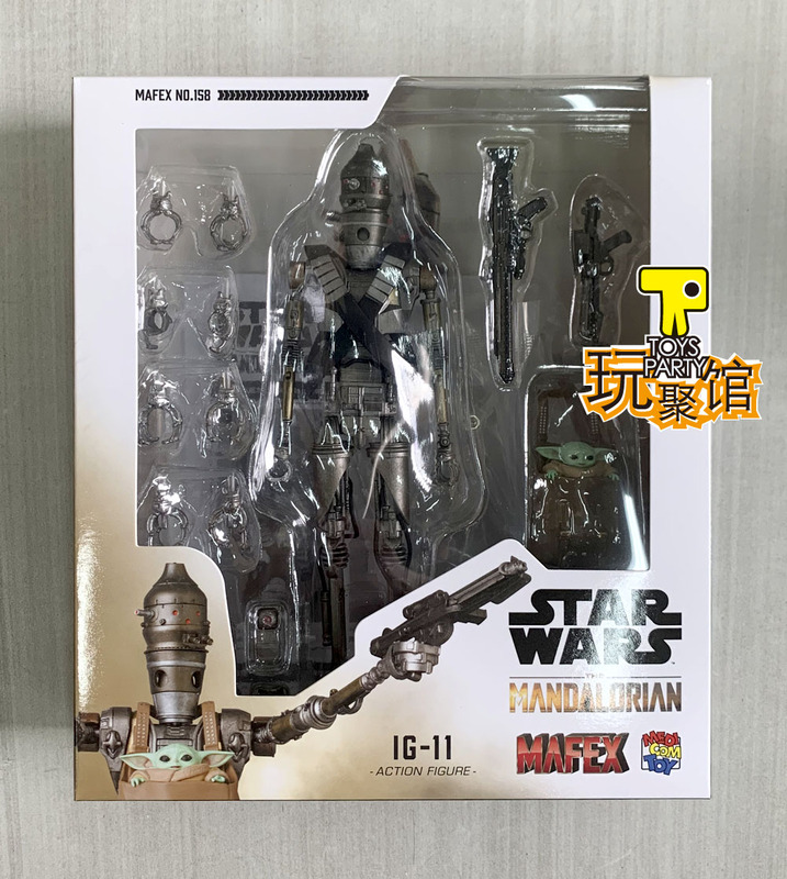 Medicom Mafex 158 Star Wars the Mandalorian Bounty Hunter Ig-11 Japanese Version in Stock Medicom Mafex 158 Star Wars the Mandalorian Bounty Hunter Ig-11 Japanese Version in Stock