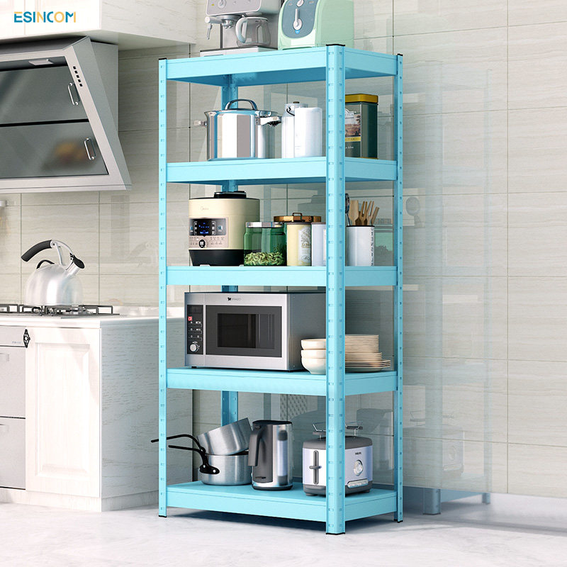 Kitchen shelving floor multilayer home microwave oven Oven Rack Fridge Nip and Slit Containing Shelf Finishing Shelf Iron Shelf