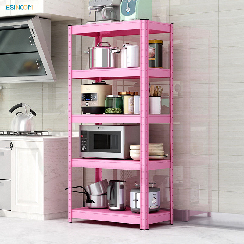 Kitchen shelving floor multilayer home microwave oven boiler Balcony Containing shelf Debris Shelf Metal Shelving