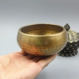 Song Bowl Meng Nepal's Pure Brass Pure Brass Tibetan до буддийской звуковой чаша медная йога Audio Therapy чаша 8,0 см.