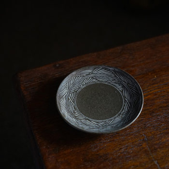 Handmade japanese style with mishima hand plates in mishima