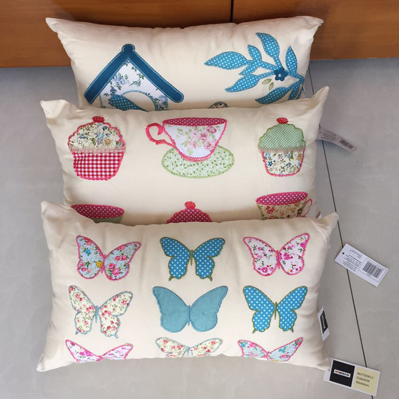Foreign trade original embroidery pillow cushion core exported to the UK's cattle goods sofa car bedroom cup treatment