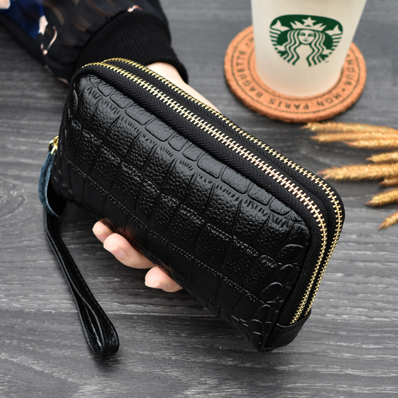 2022 new double clutch bag ladies coin purse European and American fashion mobile phone bag mini zipper bag