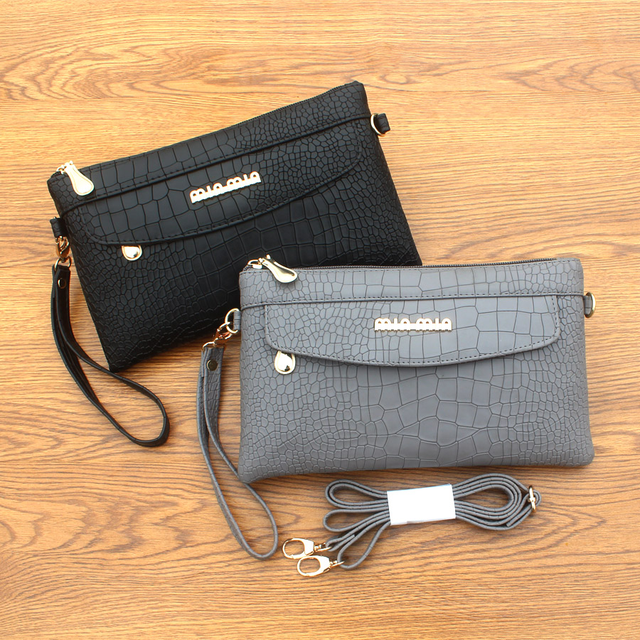 Bag Pack 2022 New Crocodile Diagonal Satchel Shoulder Bag Japan-ROK Handheld bag Large capacity Zero-wallet Dual-purpose bag