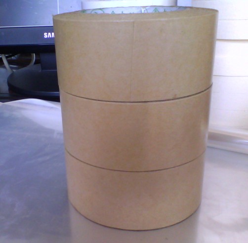 Kraft Paper Adhesive Tape Wholesale Kraft Paper Seal Case Duct Tape Photo Frame Back Panel Adhesive Tape Self-Glued Cow Leather Gum Paper