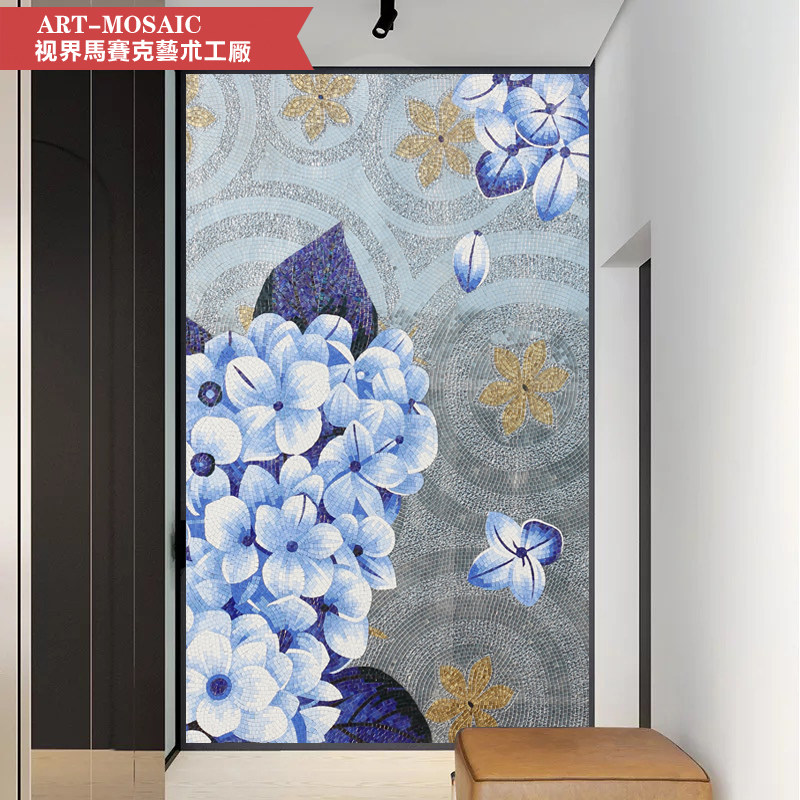 Mosaic Factory Modern Minimalist Light Extravaganza Mosaic Puzzle Genguan Background Wall Dining Room Aisle Cut Painting