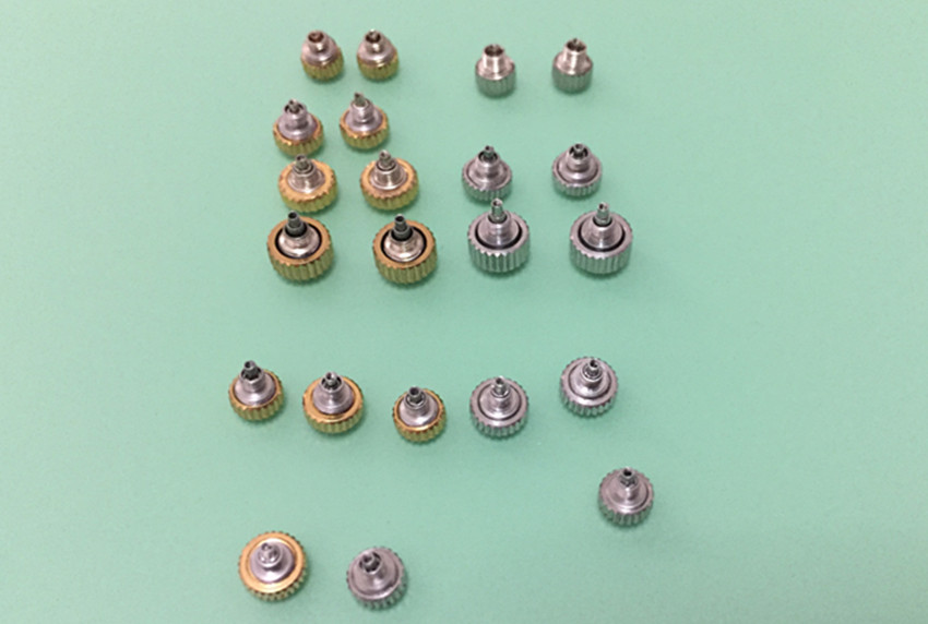 Watch accessories 3135 Lao handle head substitute head threaded thick tube thin tube male and female gold and white models