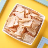 [Milky Food Shop] Кульсы Таро, соленые, ароматные, хрустящие, чистые кусочки таро, хрустящие, хрустящие, тонкие ломтики, 130g