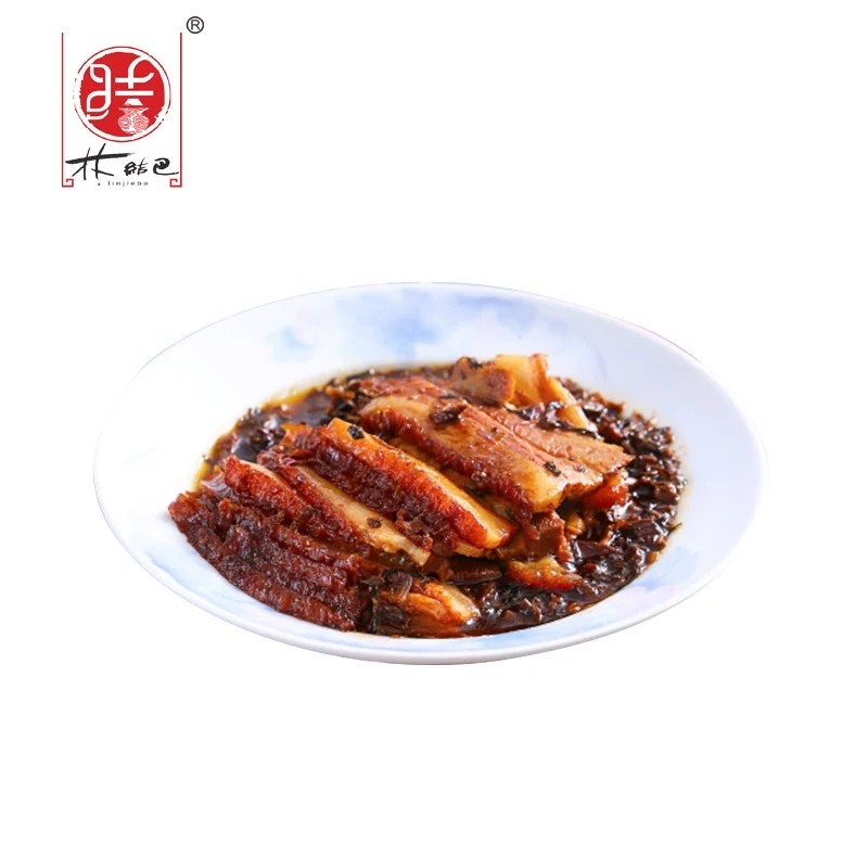 450g a bowl of Hunan specialty salted vegetables, plum vegetables, cooked food, vacuum braised pork, Hunan vegetables, roasted white wine
