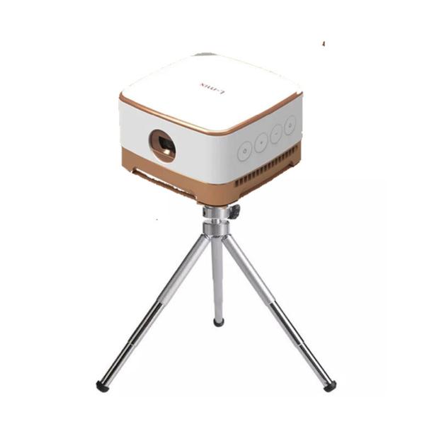 Desktop tripod micro projector small universal aluminum alloy head three-section telescopic adjustable mini machine bracket