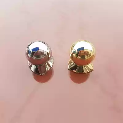 Factory solid ball small modern drawer round head whole cabinet Cabinet Cabinet handle single hole drawer cabinet door Wuyue