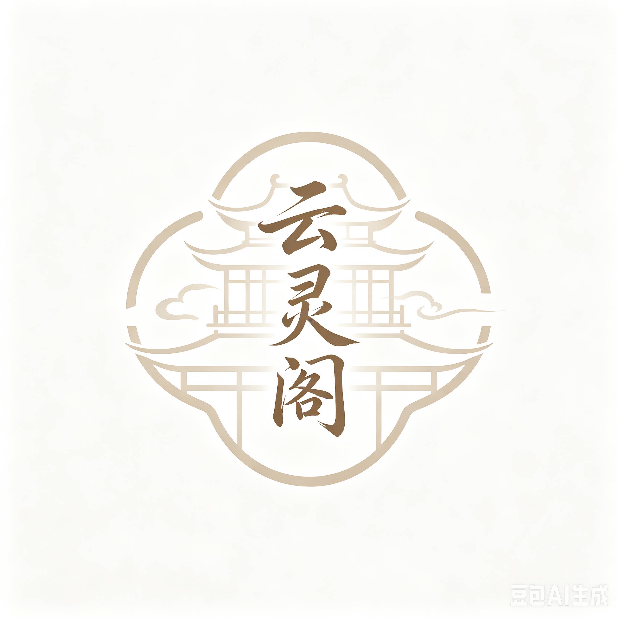云灵阁的LOGO