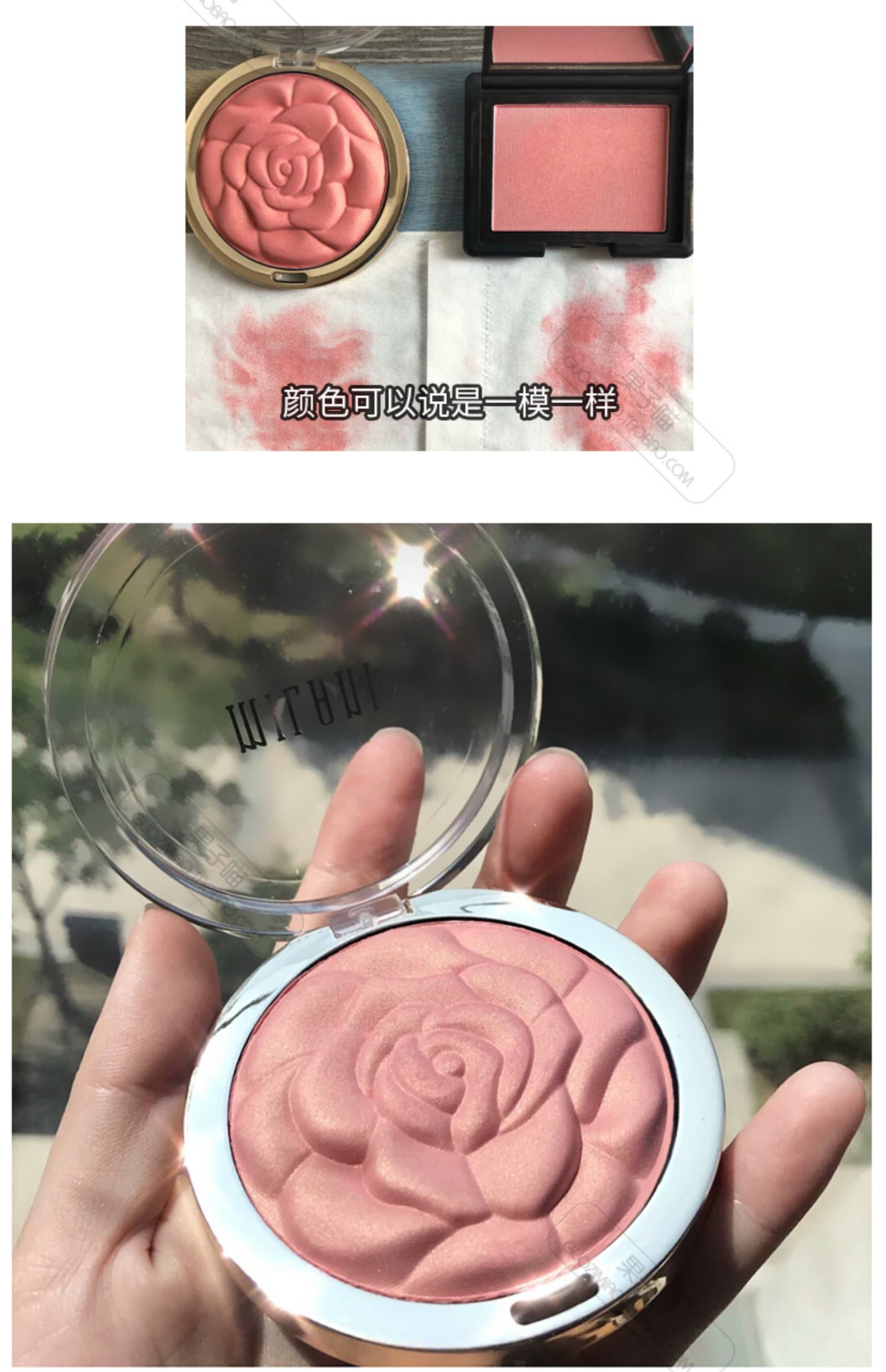 Phấn hoa hồng Mỹ được làm nổi bật cánh hoa hồng phấn rouge nude trang điểm năng lực sửa chữa làm sáng màu da K chị khuyên 11 01 8 - Blush / Cochineal má hồng chanel