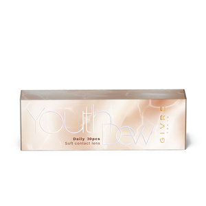 绮芙莉水漾光隐形近视眼镜日抛30片