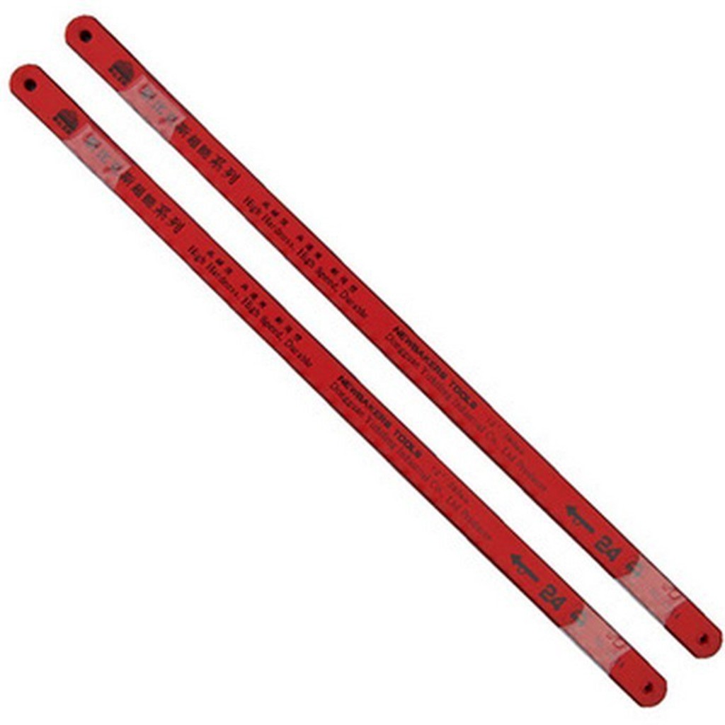 New Bix 24-tooth hacksaw blade metal cutting steel pull flower carbon steel high-strength, high-speed and durable