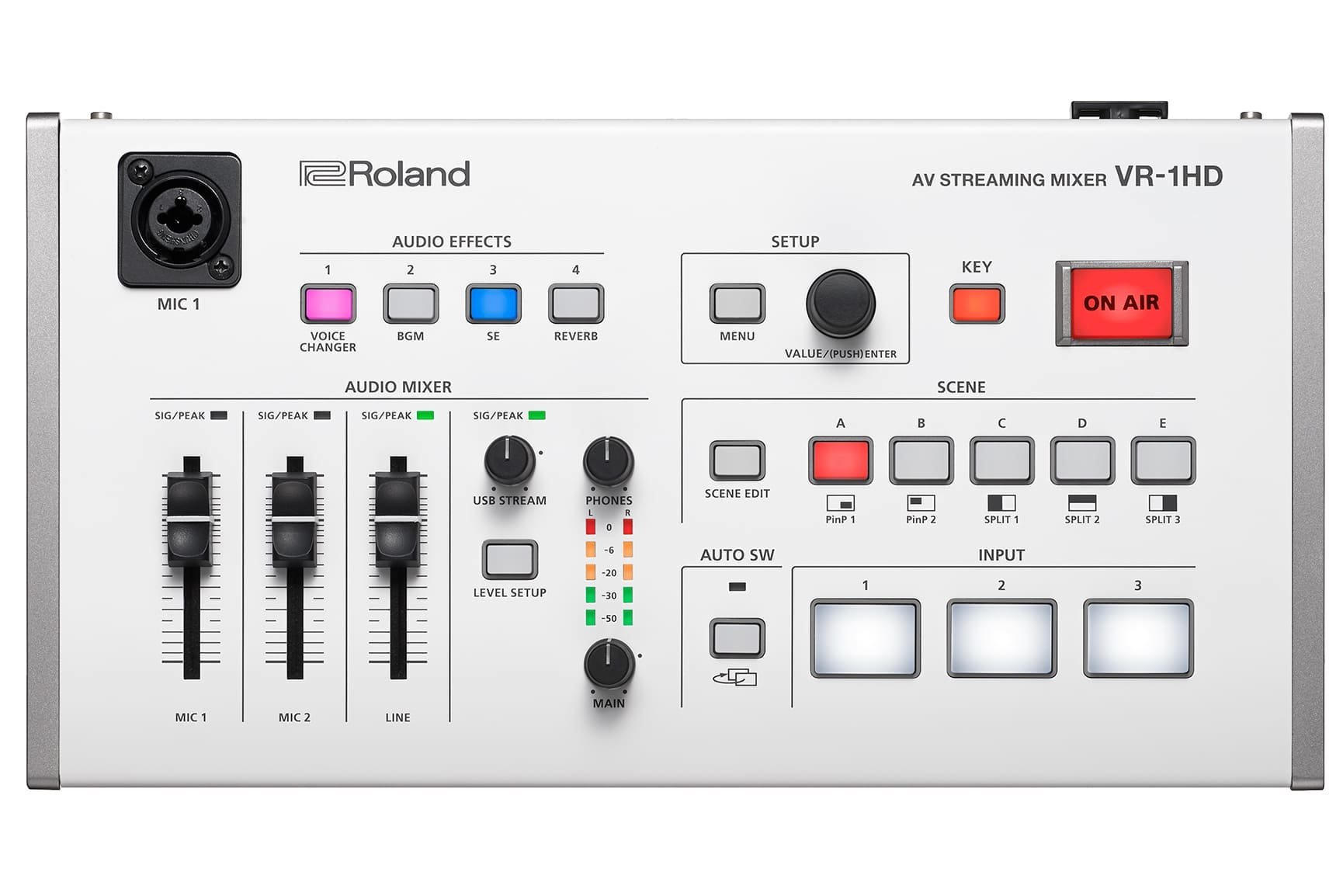 ROLAND VR1HD ROLAND VR-1HD Live Audio and Video Switcher Online Teaching Push Streaming Program Education