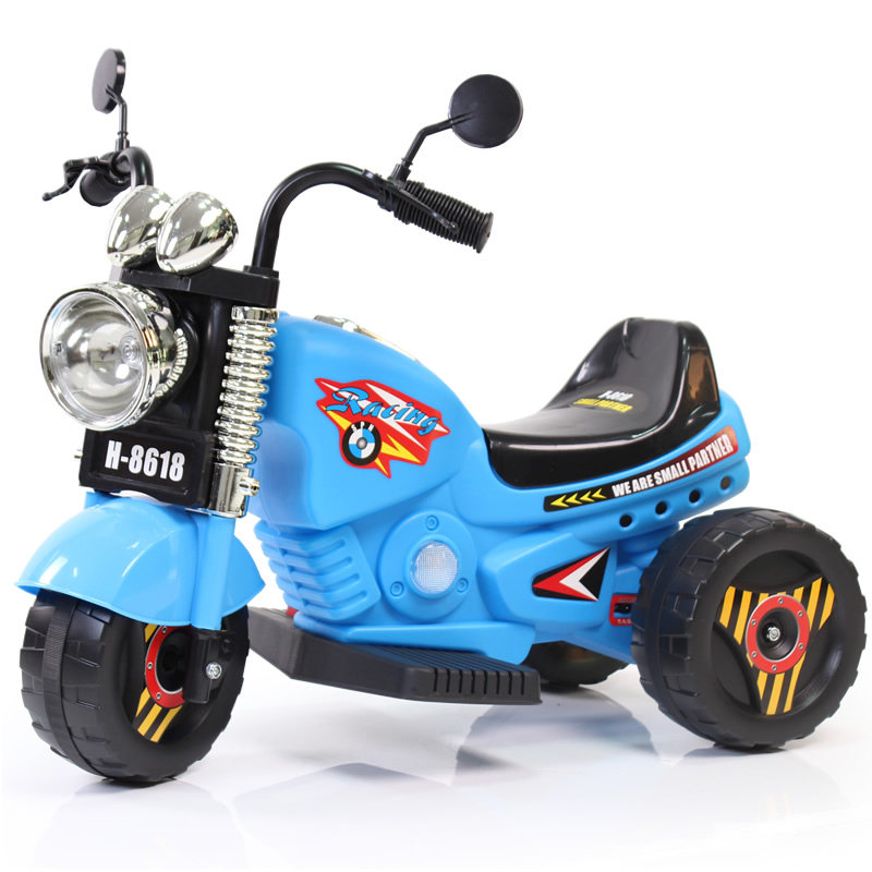 Harley children's electric car Motorcycle tricycle Baby electric car Beetle Children's toy car can sit people