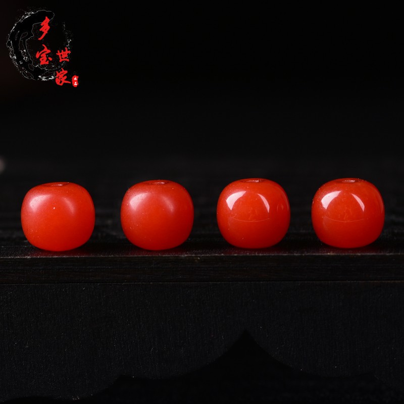 Natural South Red Old-shaped Pearl Apple Pearl Pearl Beads with Beads Manau Beads Round Pearl DIY Multi Treasure Crystal Beads