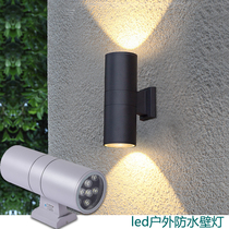 Outdoor wall lamp LED outdoor waterproof hotel villa spot light External wall wall courtyard double head down light