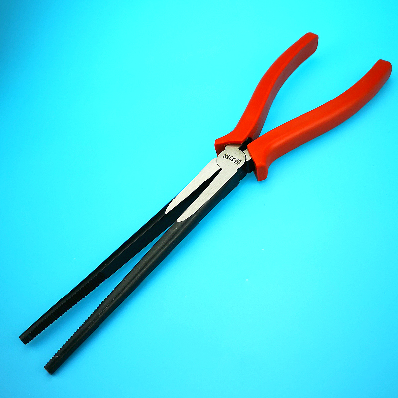 Glengthened tip nozzle pliers head pliers long mouth pliers clamping pliers stainless steel metal word welding auxiliary bending pliers